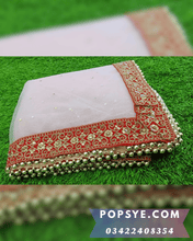 Load image into Gallery viewer, blush pink net dupatta,pink net dupatta,light pink dupatta net,light pink net dupatta,peach pink net dupatta,pink heavy net dupatta,pink net bridal dupatta online,pink net chunni,pink net dupatta bridal,pink net
dupatta for lehenga,pink net dupatta online,pink net dupatta with gold border,pink net dupatta with pearls,Net dupatta design 2026, latest net dupatta styles, embroidered net dupatta, bridal net dupatta design, fancy net dupatta for weddings, heavy work net dupatta, party wear net dupatta, 