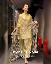 Load image into Gallery viewer, mirror gota dupatta, kiran dupatta, festive dupatta, bridal mirror dupatta