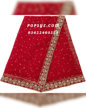 Load image into Gallery viewer, net dupatta red,net dupatta red colour,net dupatta online,red color net dupatta,red colour net dupatta,red dupatta net,red net bridal dupatta,red net chunni,red net dupatta for bride,red net dupatta for lehenga,red net dupatta online,red net dupatta with golden border,Net dupatta design 2026, latest net dupatta styles, embroidered net dupatta, bridal net dupatta design, fancy net dupatta for weddings, heavy work net dupatta, party wear net dupatta, Pakistani net dupatta trends, Indian net dupatta online,