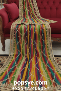 Mehndi & Mayun Multi-Color Dupatta