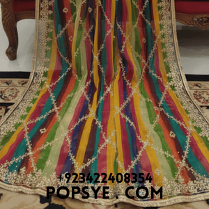 Mehndi & Mayun Multi-Color Dupatta