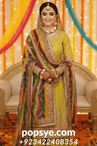 Mehndi & Mayun Multi-Color Dupatta