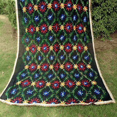 phulkari dupatta with plain suits 2.5 meter for women Buy Online - popsye.com