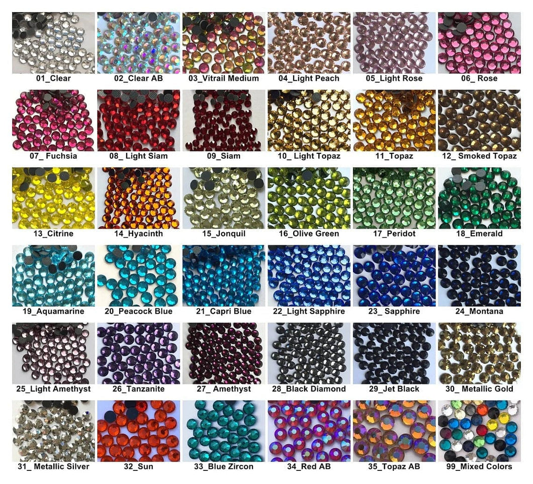 rhinestone,bedazzler,the rhinestone world,rhinestone world,nail gems,swarovski crystals bulk, 500 pc - popsye.com
