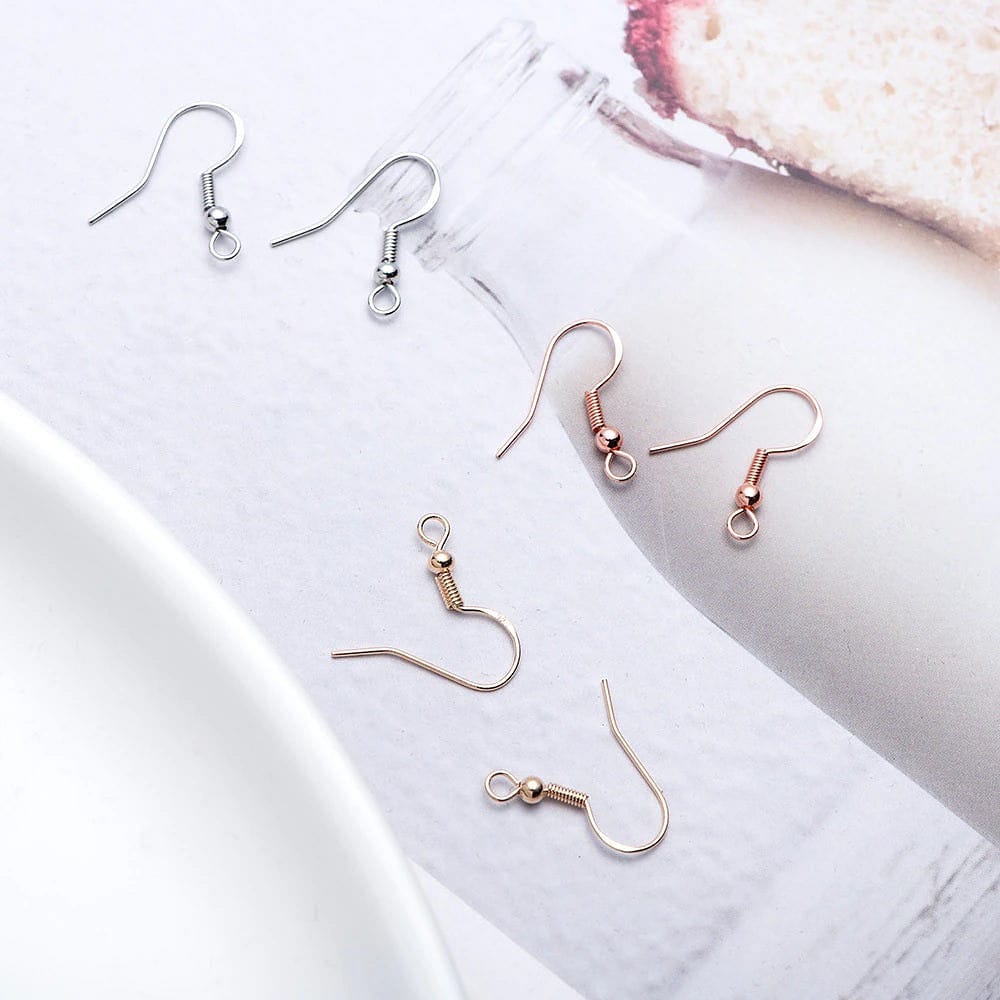 100pcs 20*17mm Gold Antique bronze Earring Hooks Earrings Clasps Findings Earring Wires For Jewelry Making Supplies Wholesale - popsye.com