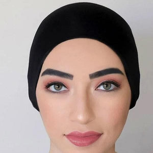 Black stylish Hijab Under Scarf  Caps band Tube style for women - popsye.com