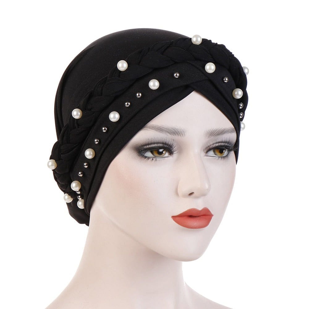 hijab cap with bun