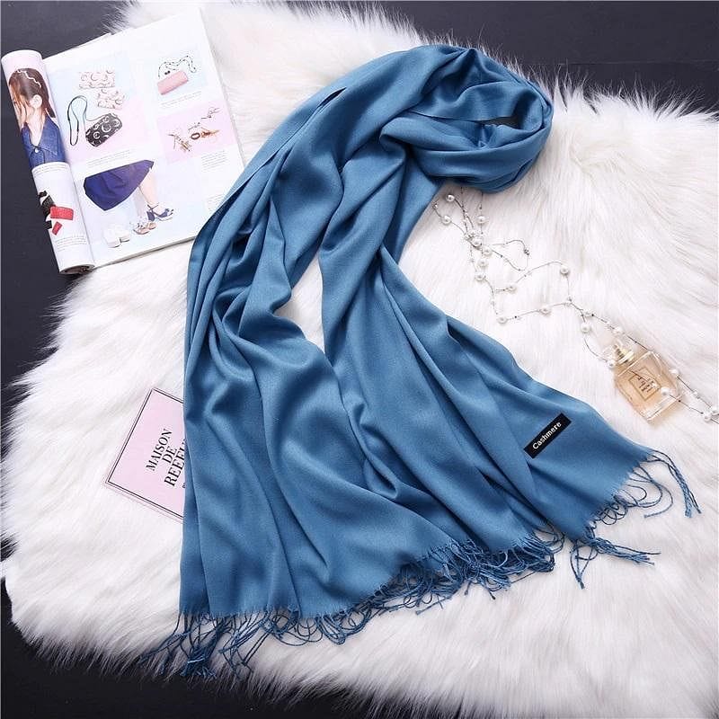 Online blue scarf  Scarves for women mufflers for women scarf shawl wrap stoles gucci scarf women online - popsye.com