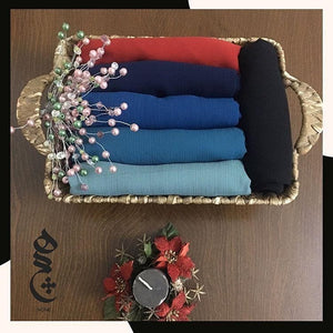 Pack of 6 chiffon  scarf Scarves for womens scarf for womens shawls online scarves and stoles women designer cotton scarves silk neck scarves - popsye.com