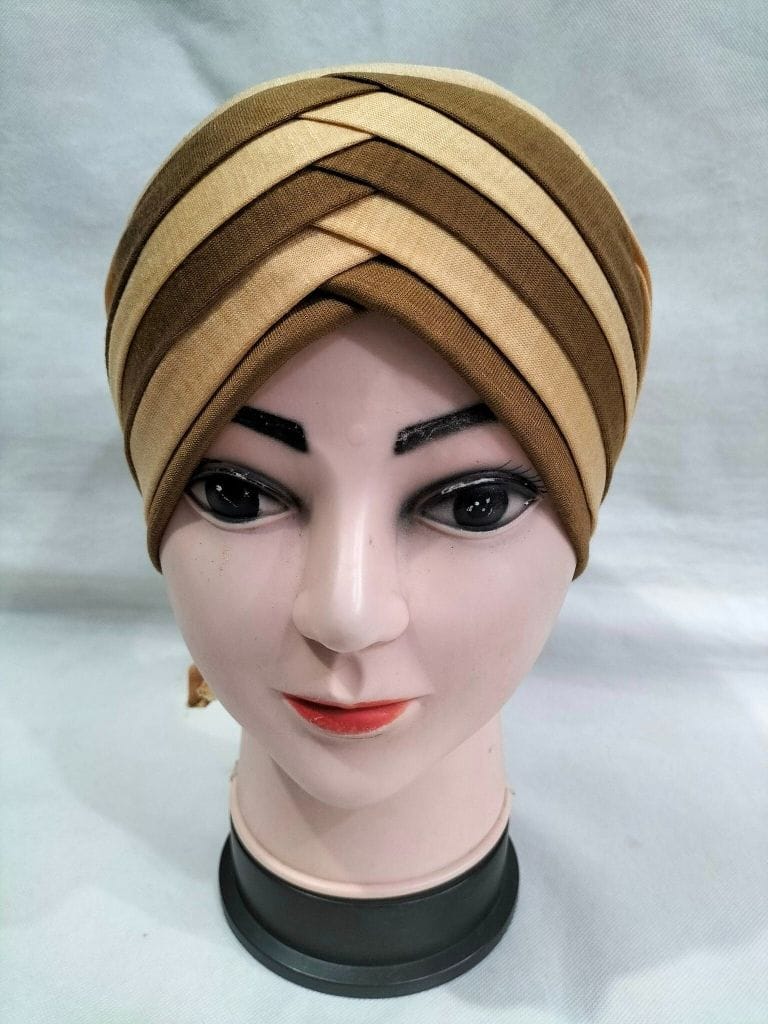 hijab cap with bun