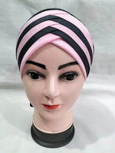 Load image into Gallery viewer, scarf inner cap,hijab net caps,criss cross hijab cap,underscarf bonnet,cap on hijab,black hijab cap,under hijab bonnet,hijab and cap