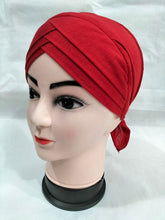 Load image into Gallery viewer, ninja cap hijab online,hijab cap with bun,fancy hijab caps,hijab bonnet,hijab inner caps online,scarf with cap,hijab with inner cap,scarf inner ca