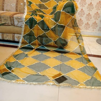fancy dupatta, plain suit with heavy dupatta, gota dupatta, dupatta online, silk dupatta, pakistani lawn suits with chiffon dupatta, embroidered dupatta - popsye.com