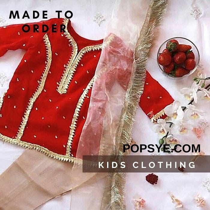 gota kinari baby dress baby girl gota dress baby gota frock gota