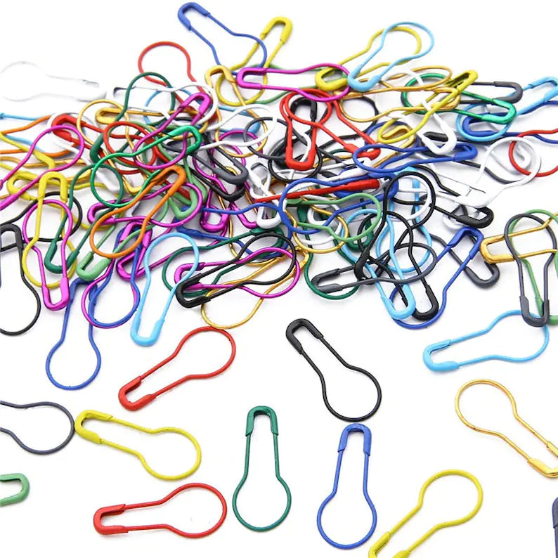 50 pcs Safety Pins Hijab Scarf Dupatta Metal Gourd Pins Crochet