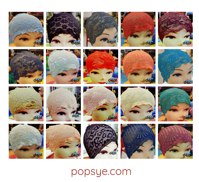 pack of 7 net head cap for hijab,hijab underscarf online shop,inner hijab,hijab caps and pins,hijab hat,hijab caps online shopping - popsye.com