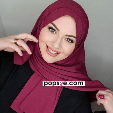 Buy long maroon scarf summer scarf, summer scarves Stole For women - popsye.com
