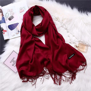 maroon Scarves for women mufflers for women scarf ladies scarf Online - popsye.com