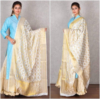 banarasi silk dupatta 2.5 meter for women Buy Online - popsye.com