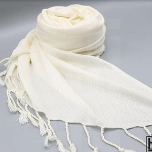 Offwhite stole scarf scarves online white scarf chiffon scarf winter scarf shawl wrap  coach scarf - popsye.com