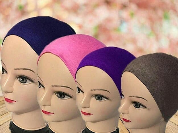 pack of 4 non slip hijab cap types of hijab caps underscarf tube cap cotton hijab underscarf underscarf cap for hijab - popsye.com