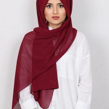 Red scarf Scarves for womens  Stoles for womens scarf for womens shawls online scarves and stoles chiffon - popsye.com