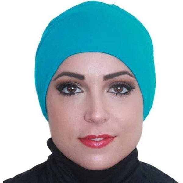 Green Women inner hijab caps hijab hat hijab caps online shopping underscarf cap hijab bonnet caps ninja underscarf Buy Online - popsye.com