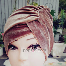 Load image into Gallery viewer, attached head scarf cap winter cap and scarf hijab underscarf bonnet cap and scarf set children&#39;s hat and scarf sets underscarf uk woolen cap with scarf wool hat with attached scarf ladies sc